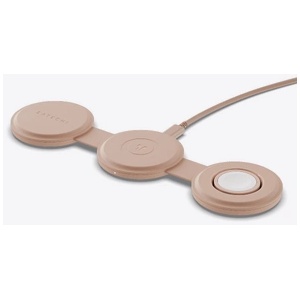 Satechi OntheGo 3-in-1 Wireless Charger - Desert Rose (ST-QTG31R) - iStore