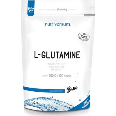 Nutriversum L-Glutamine, 500 Grams