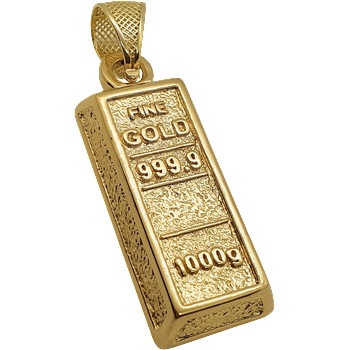 VipGold Златна висулка (кюлче) 5.82 гр (a04)