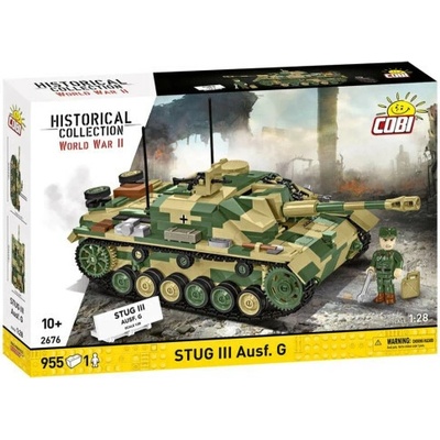Cobi 2676 II WW StuG III Ausf. G, 1:28, 955 k, 1 f