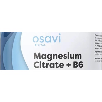 Osavi Magnesium Citrate+B6, 4 Grams