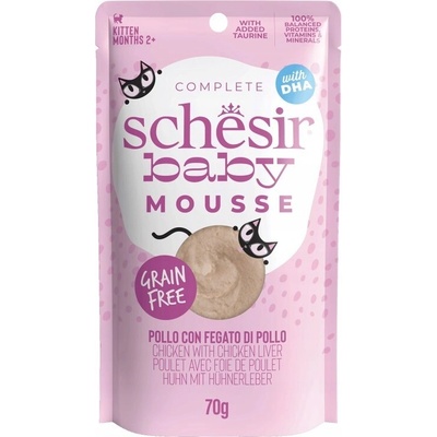 Schesir Cat Kitten Lifestage Mousse kura 70 g