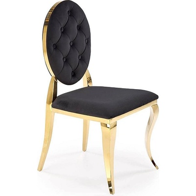 Halmar Трапезен стол k556 черен / златист