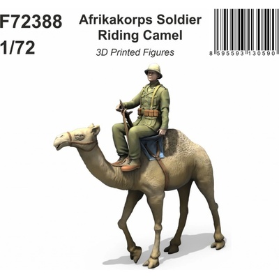 Special Hobby Afrikakorps Soldier Riding Camel / 3D Printed 1:72