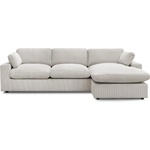 Bobochic Бежов ъглов диван от рипсено кадифе Belair - Bobochic Paris (WT-HILO-N--U4W_2 P929)