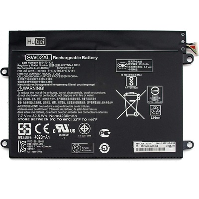 HP HP, 2 клетки, 7.4V, 30Wh, Заместител (SW02XL)