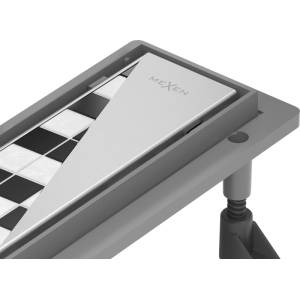 Mexen Flat Abs Flat ABS линеен сифон 2в1 80 см, инокс - 1069080 (1069080)