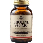 Solgar Choline 350 mg, 100 vegetable capsules
