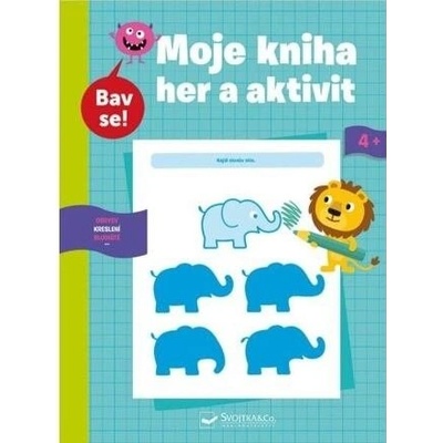 Má kniha her a aktivit 4+
