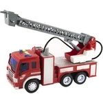 Teddies Авто пожарникари пръскаща вода 30см пластмаса на инерция на бат. със звук със светлина (00850094)