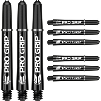 Target-Darts PRO-GRIP Black 3x Sada Velikost: Short Plus 37.5mm – Zbozi.Blesk.cz