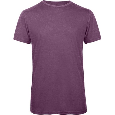 B&C pánske tričko TM055 heather Purple