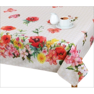 Bellatex ubrus UB/528 Rozměr květinová bordura 130x160cm – Zbozi.Blesk.cz