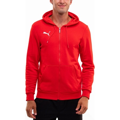 Puma pánska mikina teamGOAL 23 Casuals Hooded Jacket červená 656708 01