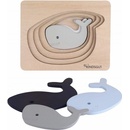 Kindsgut dřevěné puzzle velryba BW00022017