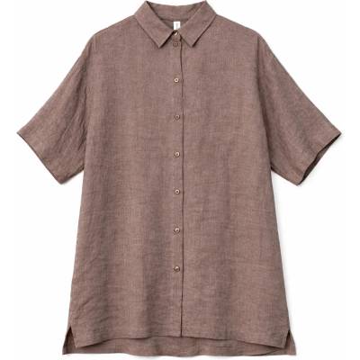 Mazine Дамска рокля Mazine Women's Linen Shirt Dress - Grey Brown - размер XL (134-1909-0115)