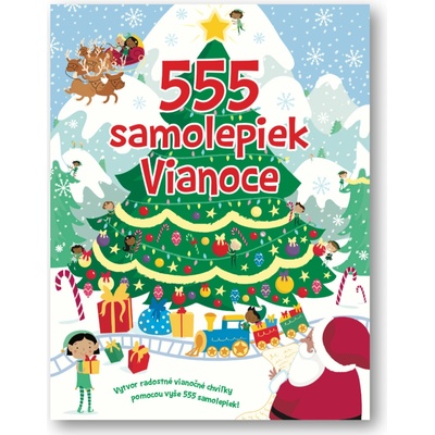 555 samolepiek vianoce