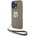 DKNY Кейс DKNY Wrist Strap Stock Logo за iPhone 15 Pro, бежов (3666339264895)