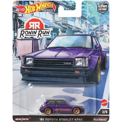 Mattel Hot Wheels Premium Ronin Run '81 Toyota Starlet KP61