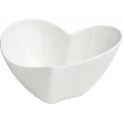 Nohel Garden miska Heart srdce porcelánová bílá 12 x 12 x 6 cm