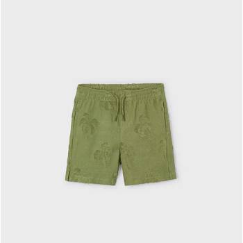 Mayoral Спортни бермуди палми в зелено каки за мини момче Mayoral