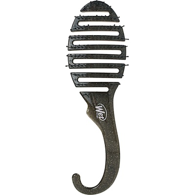Wet Brush Shower Detangler kefa na vlasy Glitter Black
