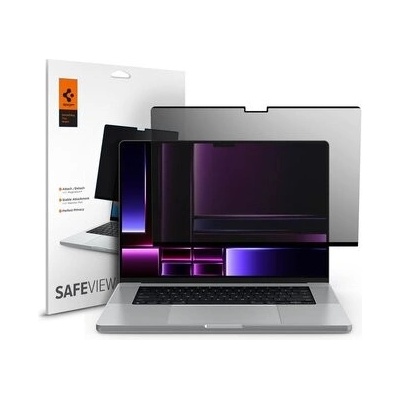 Spigen SafeView 1 Pack - MacBook Pro 16" M4 2024/M3 2023/ M2 2023/M1 2021