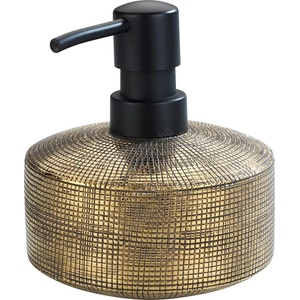 WENKO 24401100 - Дозатор за течен сапун RIVARA 400 ml, златист (WE0015)
