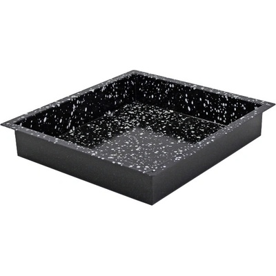 TOMGAST Granitový smalt – smaltovaná gastronádoba GN 2/3, výška 60 mm, černá