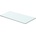 vidaXL Плоча за рафт, прозрачно стъкло, 60 x 25 см (243825)