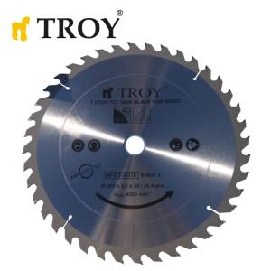 TROY Циркулярен диск / Диск за циркуляр за дърво 40 зъба 305 мм / Troy 25254 / (T 25254)