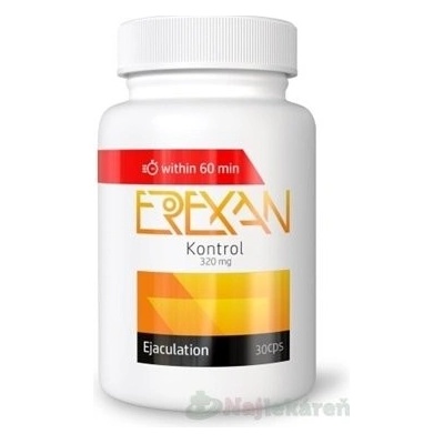 EREXAN Kontrol 320 mg kapsúl pre mužov 30 ks