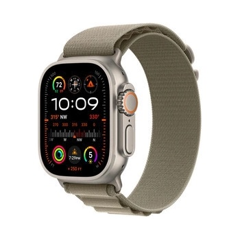 Apple Watch 49mm Olive Alpine Loop - Medium MT5U3ZM/A