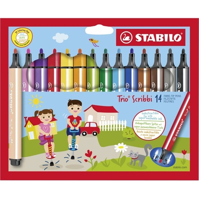 Stabilo Trio Scribbi 368 14 ks