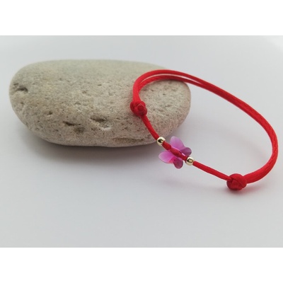 Червен конец със злато за Бебе или Дете (БЗГ 2)