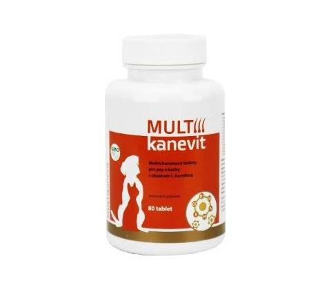 MULTIcanevit tablety pre psy a mačky 80 tbl