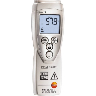Jednokanálový kontrolný teplomer Testo 112