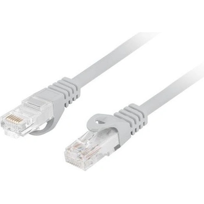Lanberg PCU6-10CU-0025-S patch, CAT6 UTP, LSZH CU, 0.25m, šedý
