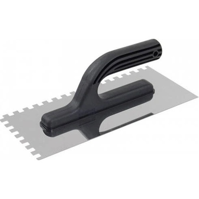 Hladidlo antikorové 270x130mm, plastová rukoväť, zuby 10x10mm 700306