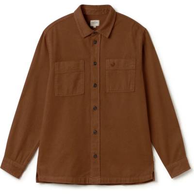 TWOTHIRDS Мъжка риза с копчета TWOTHIRDS Taylor Shirt - Brown Sand - размер XL (033-2895-0114)