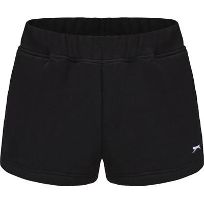 Slazenger Дамски поларени къси панталони Slazenger Fleece Shorts Womens - Black