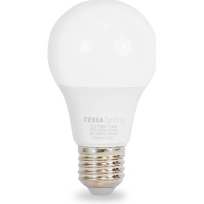 Tesla Lighting LED žárovka E27, 8 W, 806 lm, 6500 K