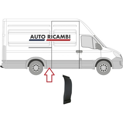 Ochranná lišta Iveco Daily 2000-2014 pravá, před zadním kolem 504099527