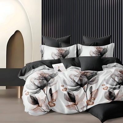 EmonaMall Двулицево спално бельо EmonaMall, 6 части - Модел S18107 (S18107-12000d)