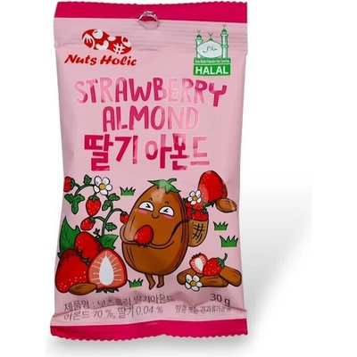 Mandle s jahodovou príchuťou Nuts Holic 30 g 1 kus