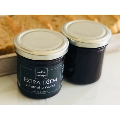 Modrá Kuchyně extra Džem z černého rybízu 170 g