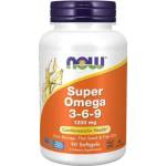 NOW Super Omega 3-6-9, 1200 mg, 90 гел капсули, Now