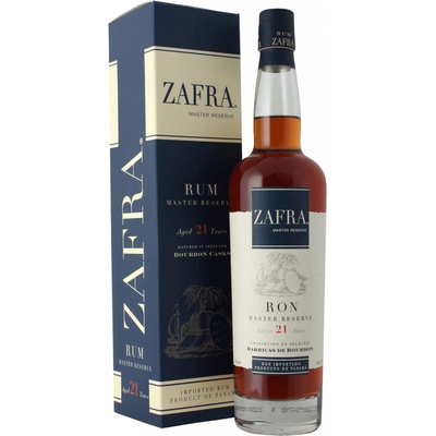 Zafra Master Reserve 21y 40% 0,7 l (holá láhev)
