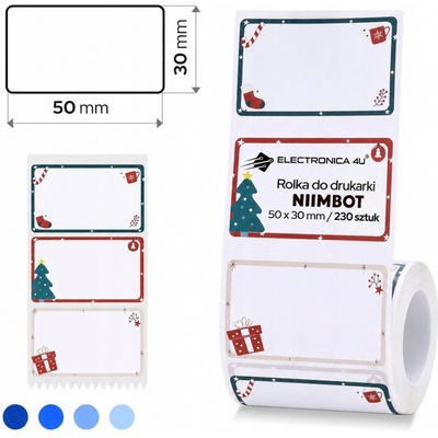 Samolepicí štítky samolepky termální pro Niimbot B1 B21 B3S B31 50x30