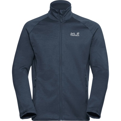 Jack Wolfskin Мъжко поларено яке Jack Wolfskin Peak District Fullzip Fleece jacket - Midnight Sky - размер XXL (005-7010-0215)